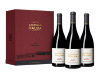 Pack de 3 garrafas Castello D'Alba Reserva Tinto em cartão premium